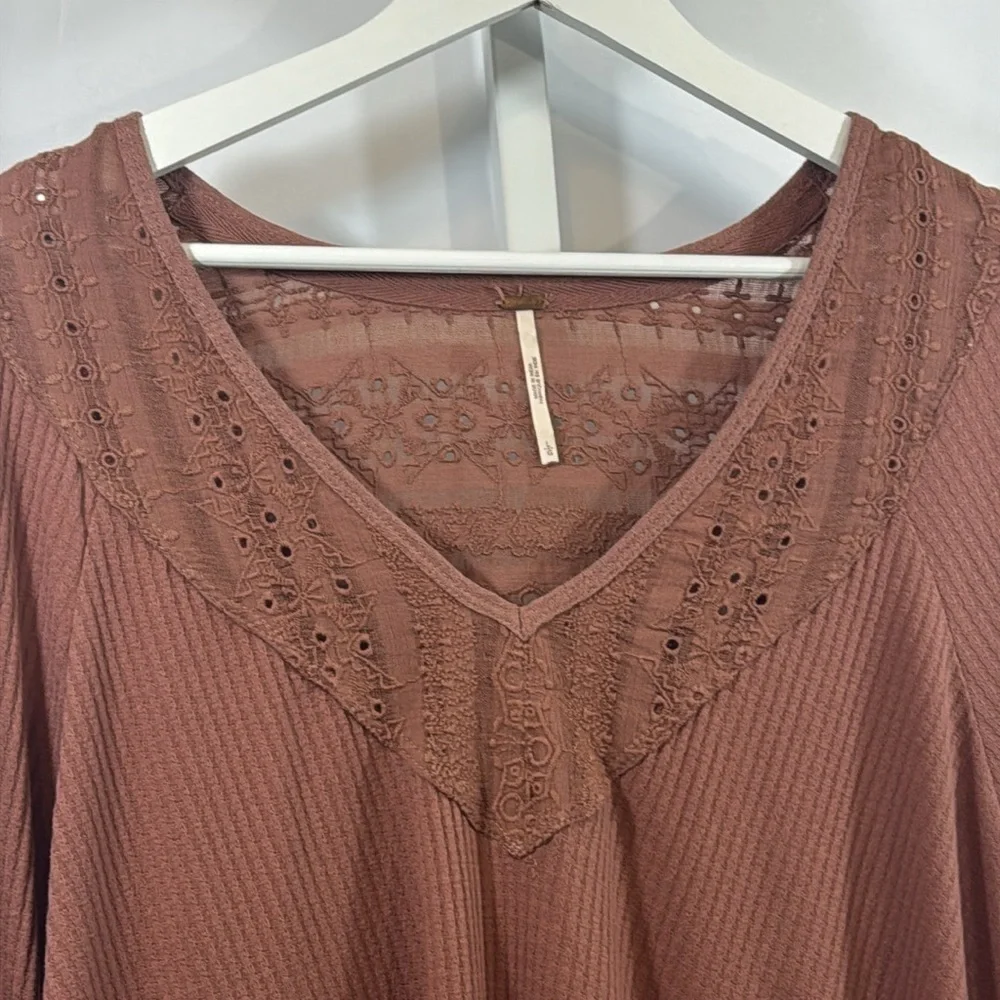 Free People Parisian Nights Thermal Top
